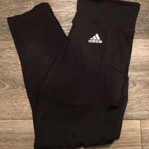 Cropped Adidas Climalite Workout Leggings